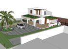 Vendesi Progetto per villa Pianoconte Lipari 