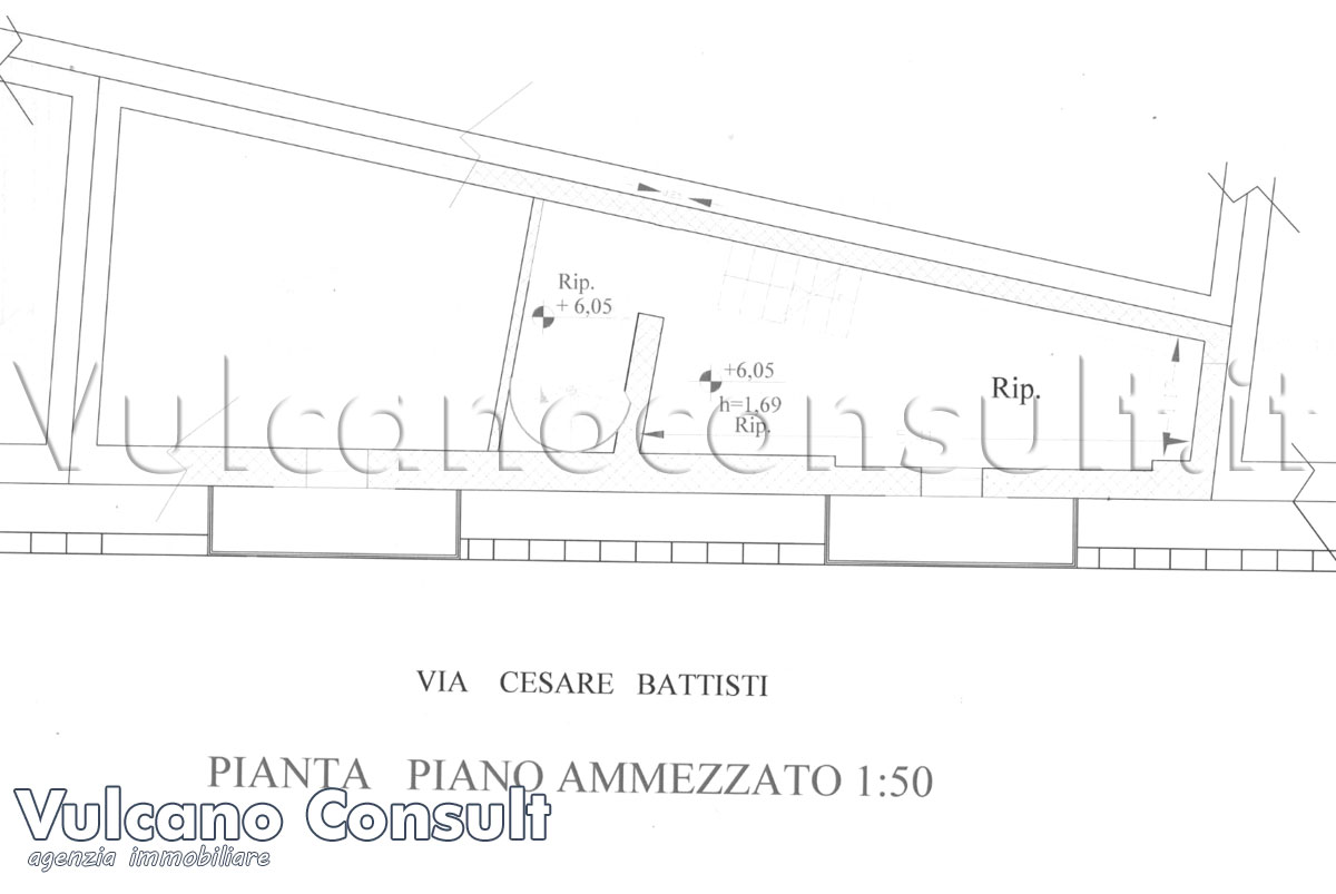 Planimetria piano ammezzato
