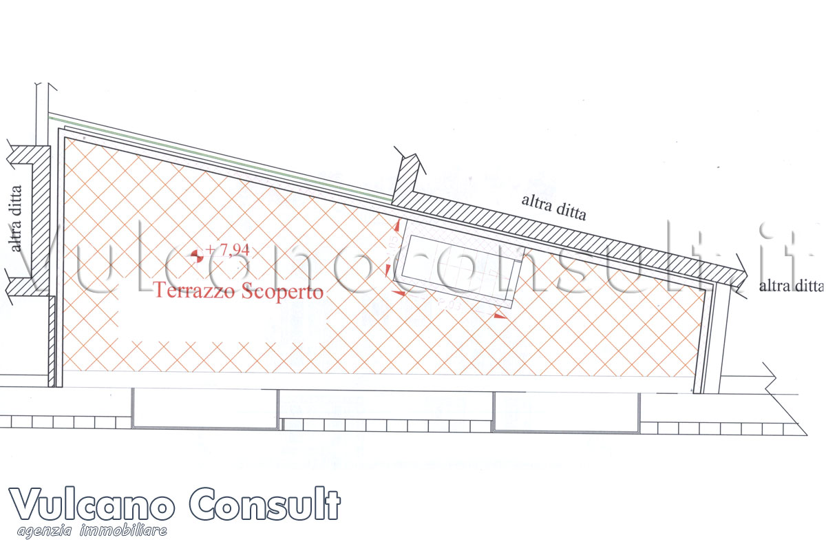 Planimetria piano copertura