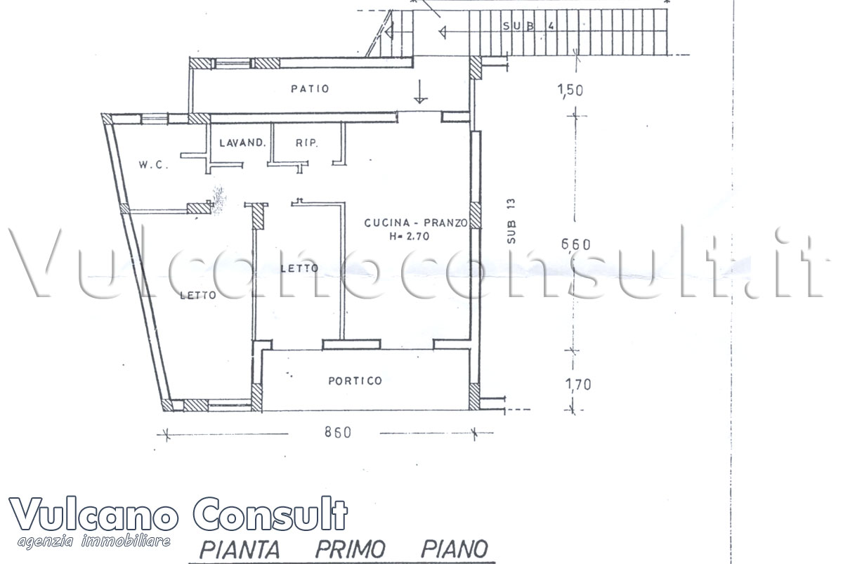 Planimetria primo piano