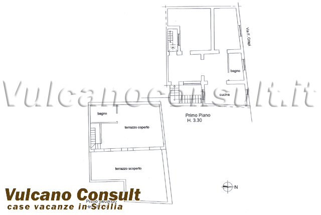 pianta primo piano / pianta secondo piano