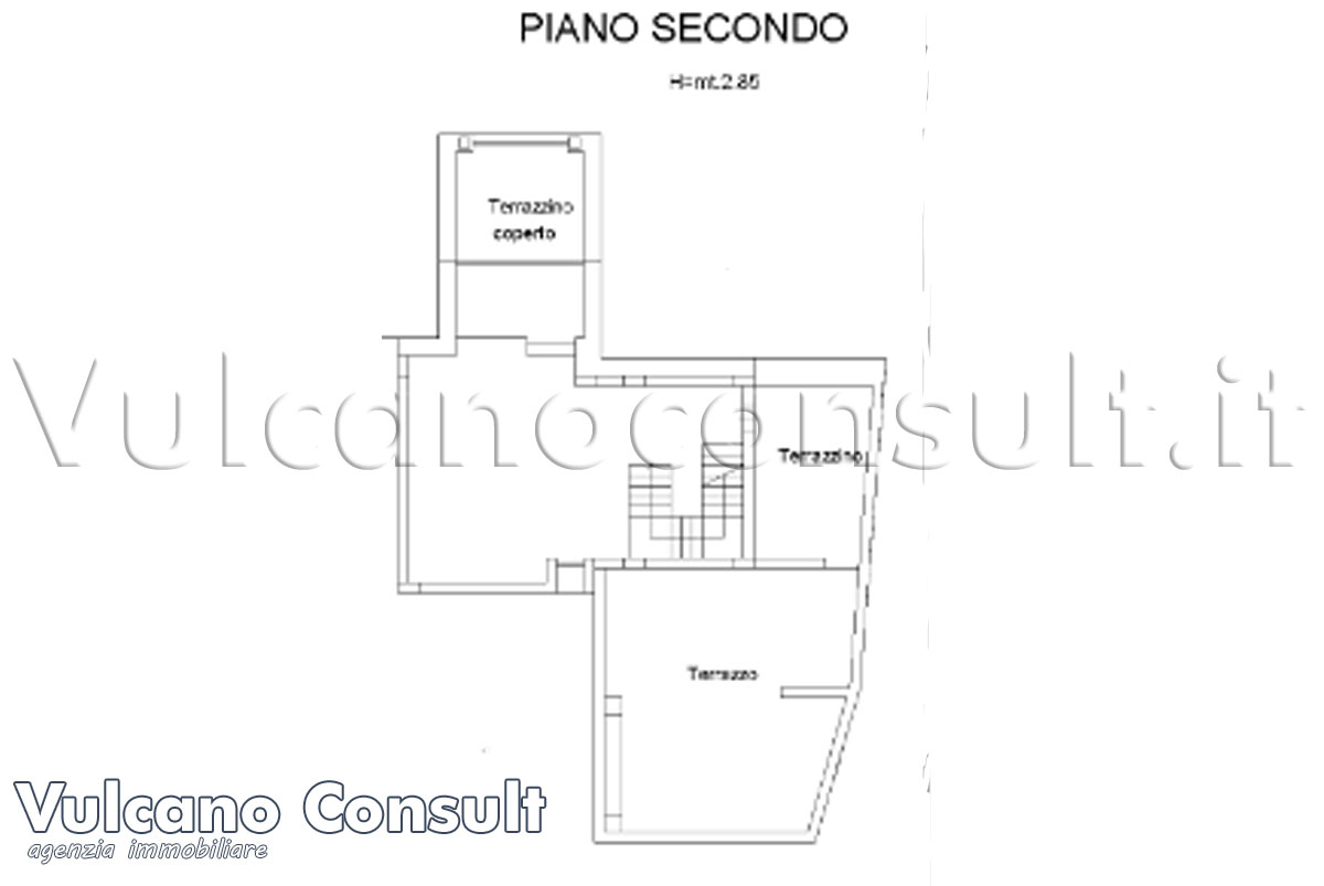 Planimetria secondo piano