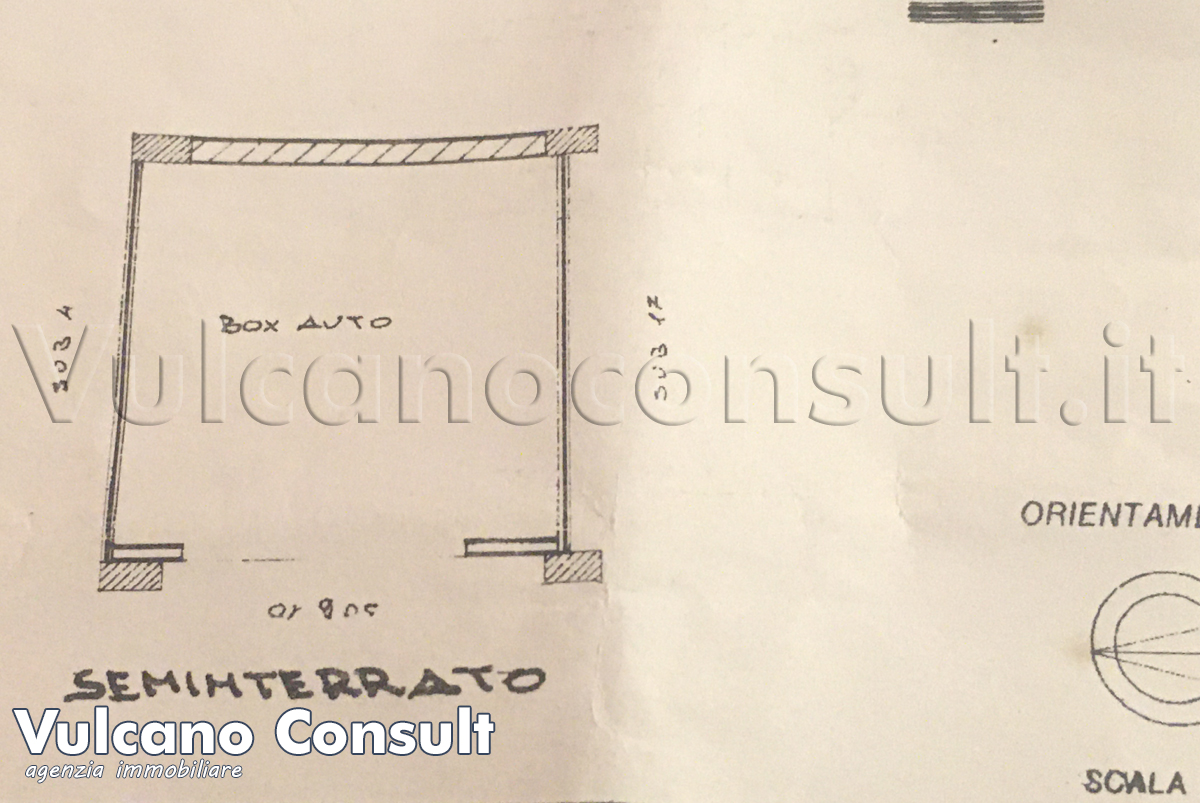 Planimetria seminterrato Planimetria seminterrato