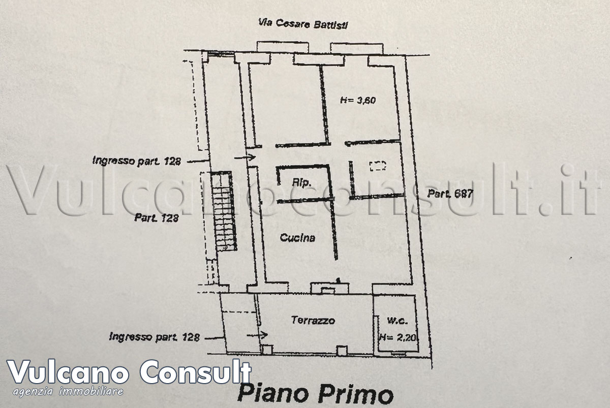 Planimetria primo piano