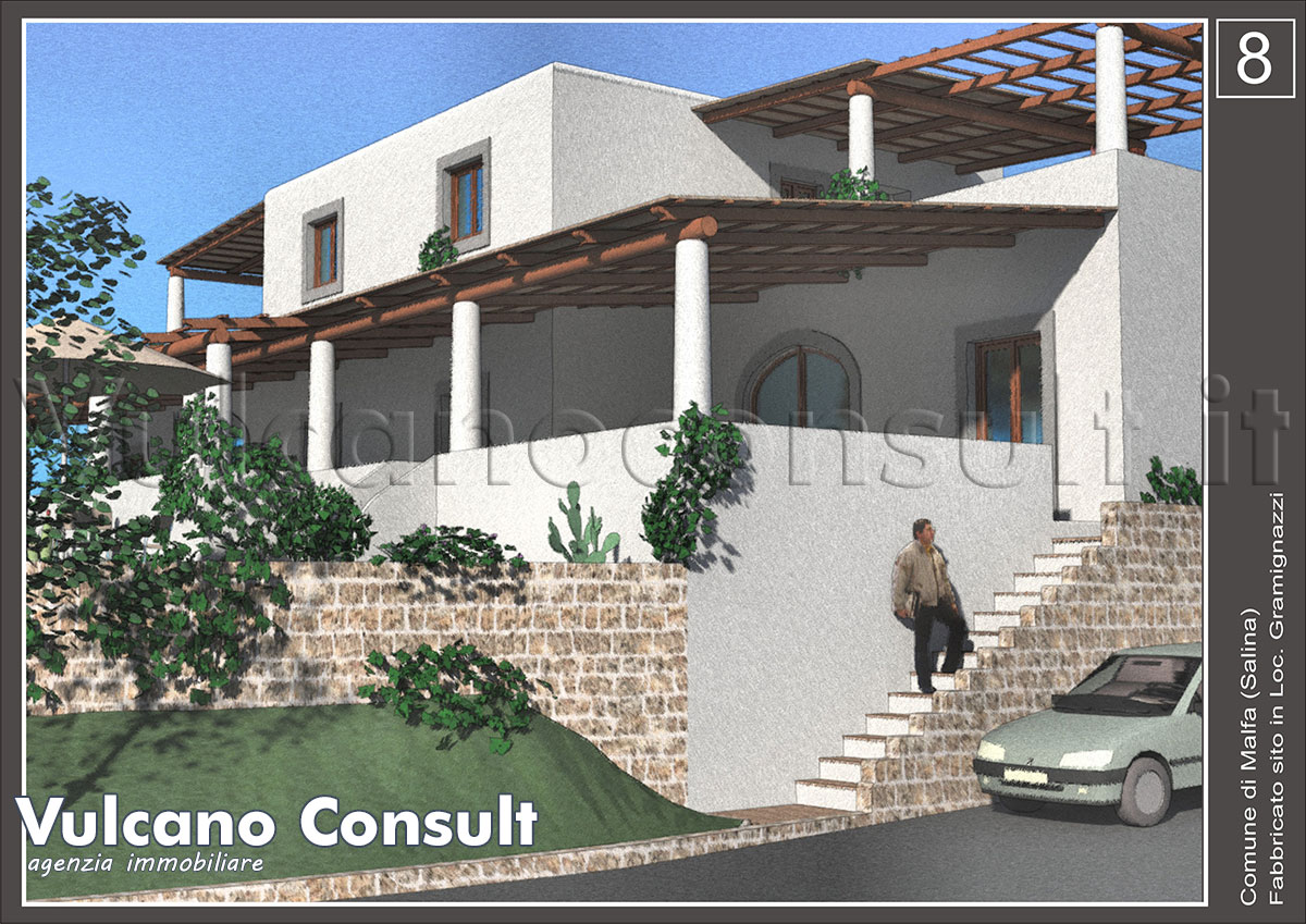 Rendering  esterno laterale