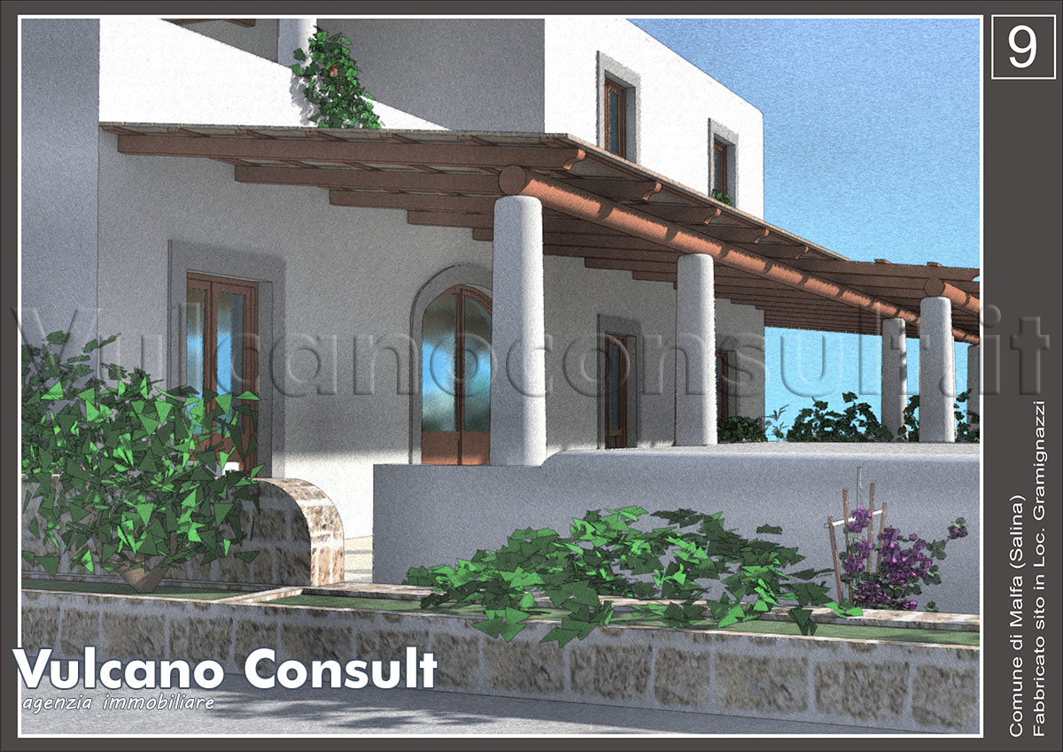Rendering  esterno laterale