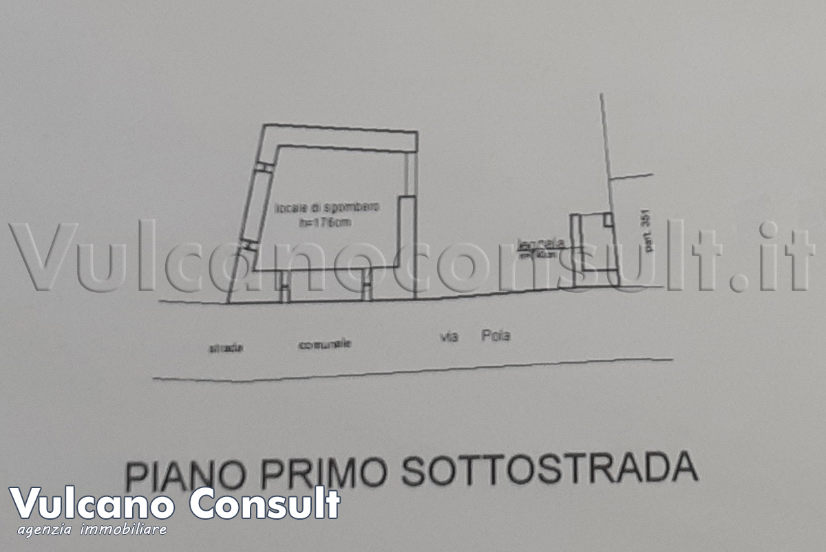 Pianta piano sottostrada