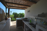 Terrazza attrezzata