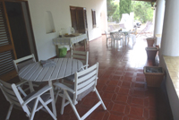 Terrazza attrezzata