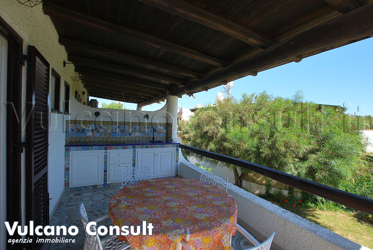 Terrazza attrezzata
